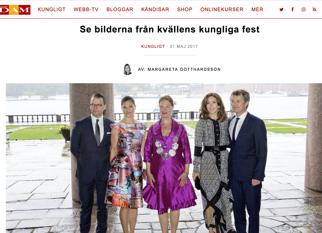 Se bilderna från kvällens kungliga fest