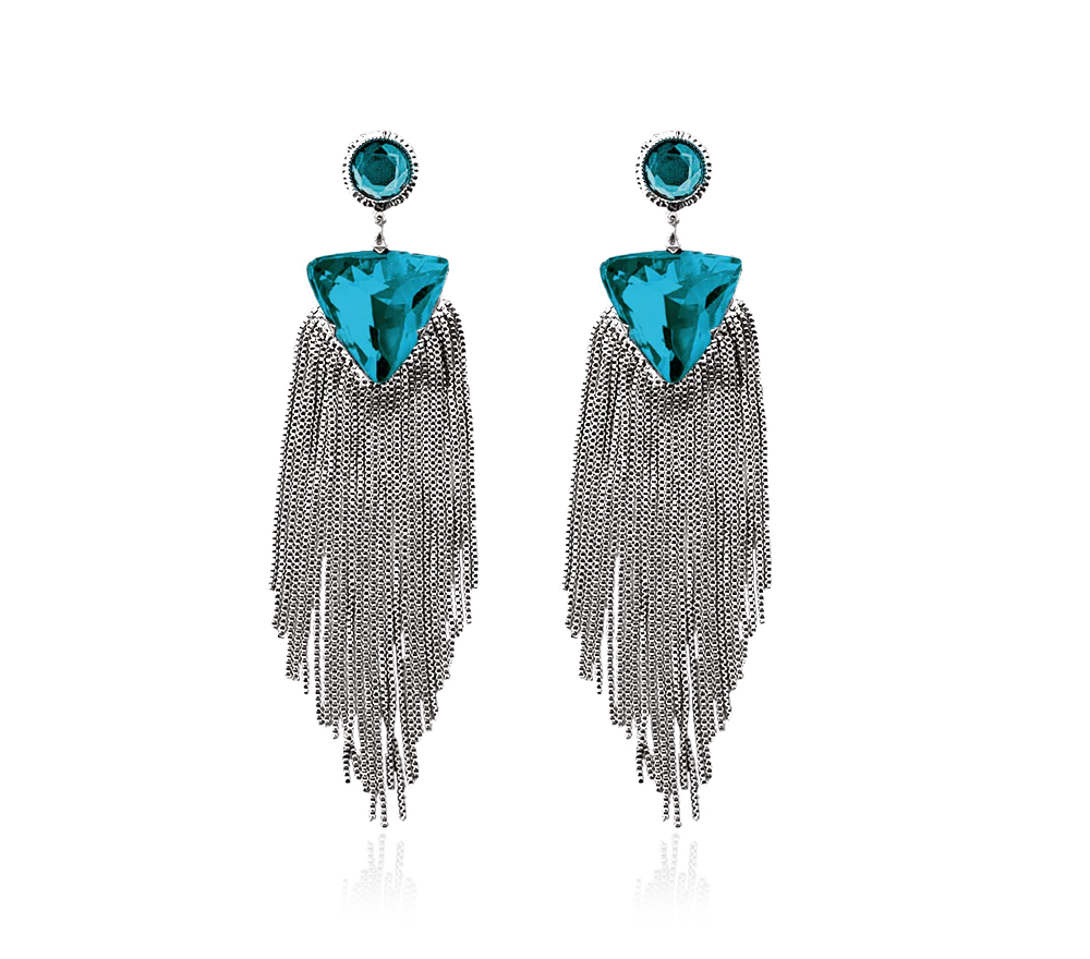 SALE maxjenny! x IOAKU earring turquise/silver