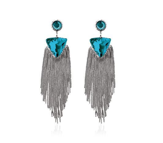 SALE maxjenny! x IOAKU earring turquise/silver