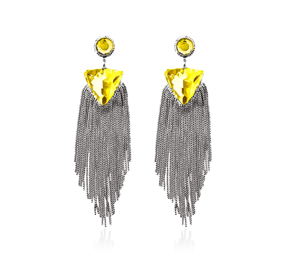 SALE maxjenny! x IOAKU earring yellow/silver