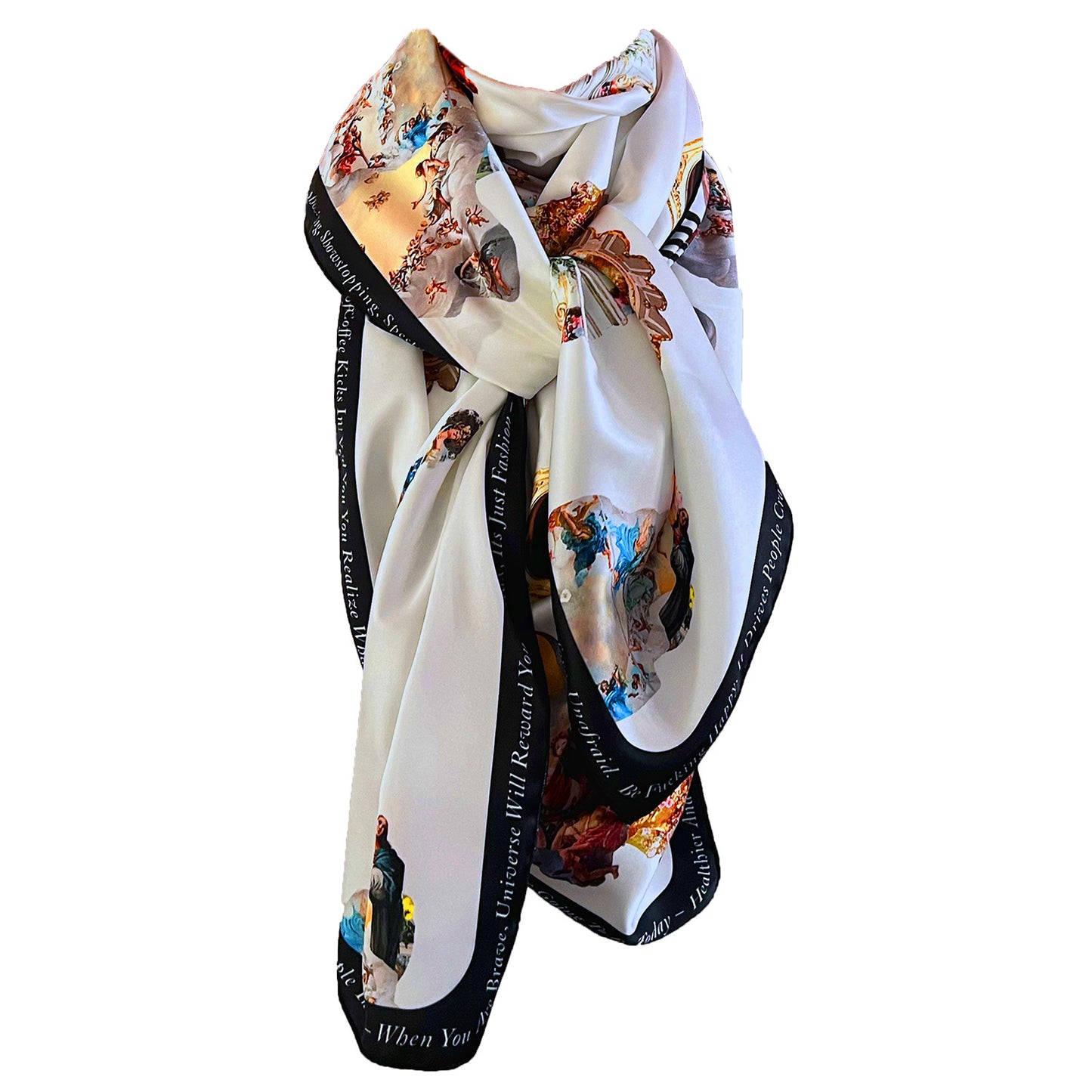 Scarf sicily dirty white