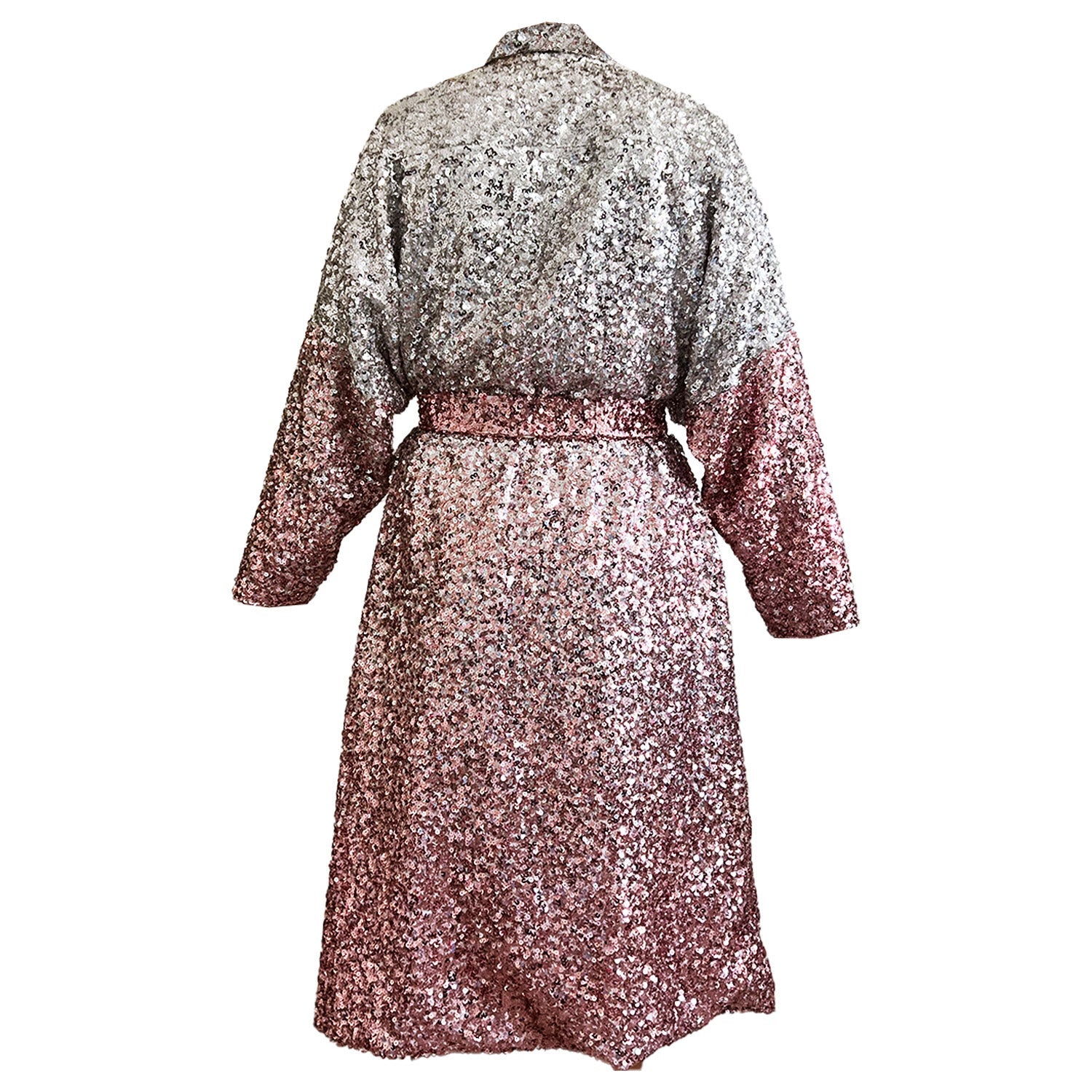 Sex & the city swarovski sparkly sequin coat pink