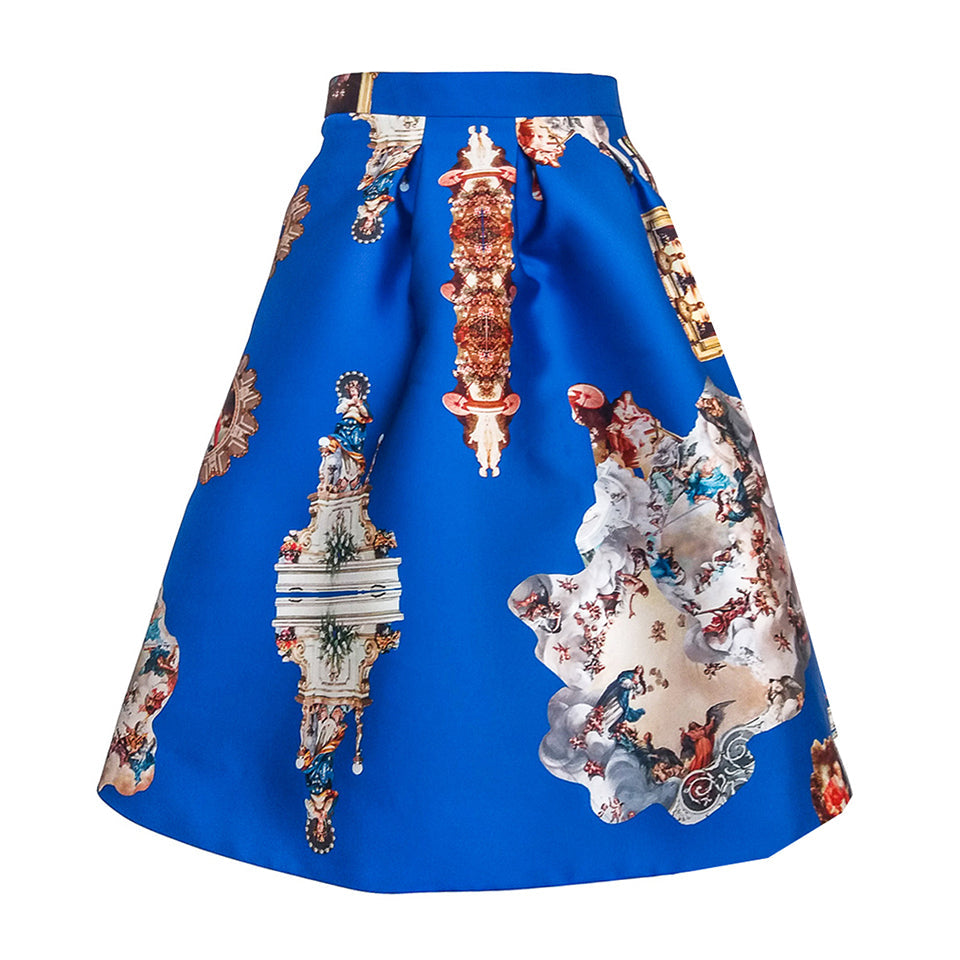 Sicily blue short skirt-kjol-kjole-rock