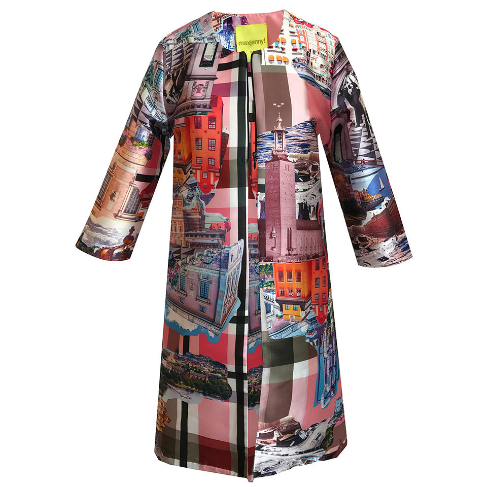 Stockholm royal pink occasioncoat-fest-kappa-frakke-mantel