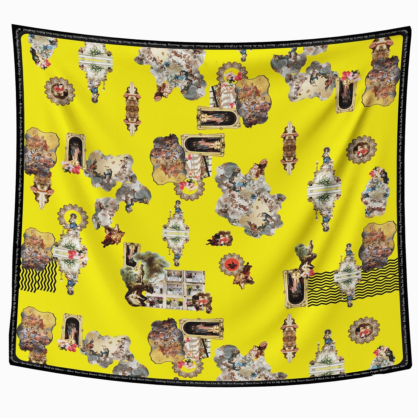 Scarf sicily yellow-schal-sjal