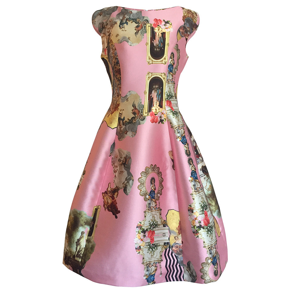 Sicily powder pink C dress-klänning-kleid-dam-kjole