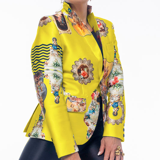 Woman´s blazer jacket sicily yellow