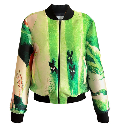 The celebration of the Moomin 80 year! Bomberjacket green-jacka-jakke-dam