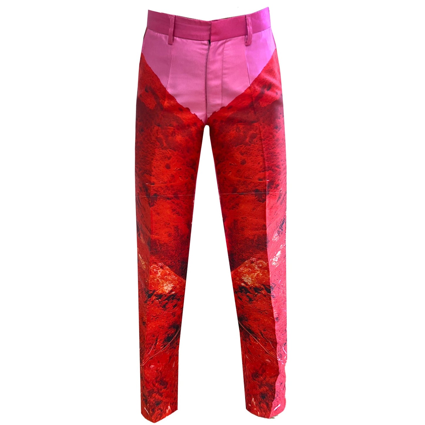 Woman´s classic suit pants österlen pink red-byxor-hose-buksedragt-byxdrakt-bukse